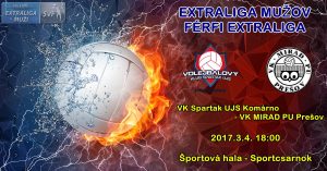 VK Spartak UJS Komárno – VK MIRAD PU Prešov