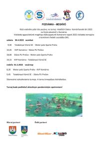 Vodnopólový turnaj mladších žiakov