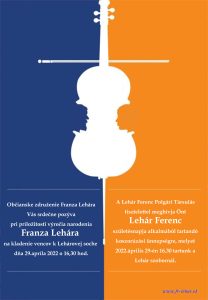 Kladeni vencov k soche Franza Lehára