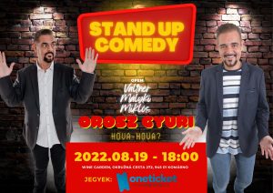 Orosz Gyuri: Hova-hova? című önálló stand up comedy estje Open: Valtner Mályki Miklós