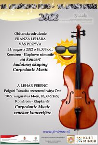 Lehárovo leto 22022 / Lehár nyár 2022