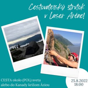 Cestovateľský štvrtok Laser Aréna Komárno /   CESTA okolo (POL) sveta alebo do Kanady krížom Áziou (1. časť)