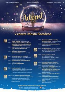 Advent v centre mesta Komárno / Advent Észak- Komárom belbvárosában