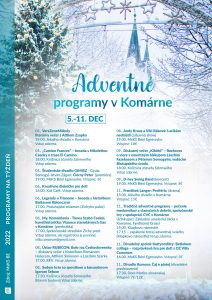Adventné programy v Komárne / Komáromi adventi programok