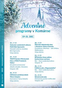 Adventné programy v Komárne / Komáromi adventi programok