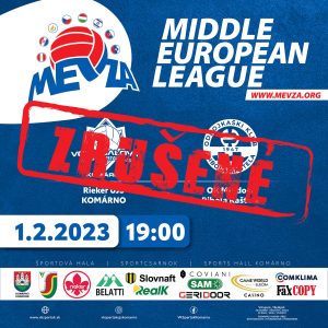 VK Spartak UJS Komárno vs OK Mladost Ribola KAŠTELA /  ZRUŠENÉ