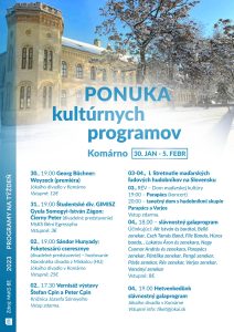 Komárno týždenný program