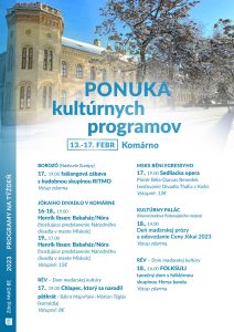 Komárno týždenný program