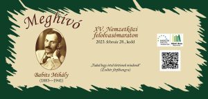 XV. Nemzetközi felolvasómaraton: Babits Mihály – 2023