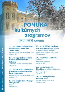 Komárno týždenný program