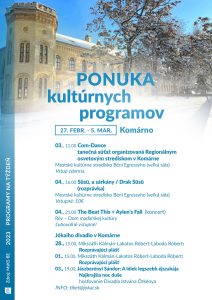 Komárno týždenný program