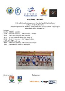 Vodné pólo – Národná liga SR starších žiakov