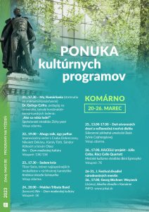 Komárno týždenný program