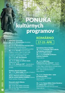 Ponuka kultúrnych programov / kulturális PROGRAMAJÁNLÓ – týždenný / heti