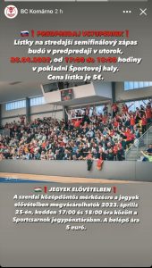 BC Komárno vs Spišskí Rytieri /  Semifinálová bitka číslo 4!