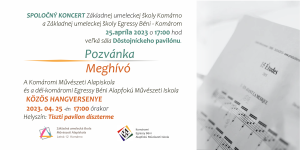 Spoločný koncert Základnej umeleckej školy Komárno a Základnej umeleckej školy Egressy Béni – Komárom