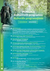 Ponuka kultúrnych programov / kulturális PROGRAMAJÁNLÓ – týždenný / heti