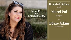 Kristóf Réka, Mezei Pál és Bősze Ádám a PLATZban