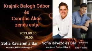 Krajník Gábor és Csordás Ákos zneés estje