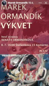 MAREK ORMANDÍK   VÝKVET výstava