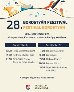 28. BOROSTYÁN FESZTIVÁL / FESTIVAL BOROSTYÁN