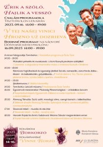 V tej našej vinici víno už dozrieva / Erik a szolo, hajlik a veszo