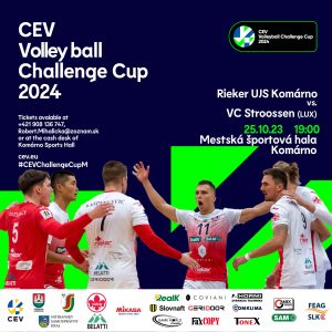 CEV Volley ball Challenge Cup / Rieker UJS Komárno vs VC Stroossen