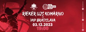 RIEKER UJS Komárno vs VKP Bratislava