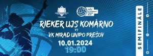RIEKER UJS Komárno vs VK MIRAD Prešov