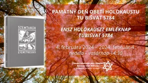 Pamätný deň obetí holokaustu TU BIŠVAT 5784