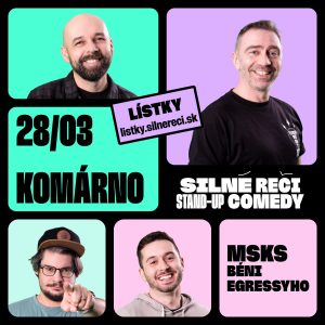 SILNÉ REČI – stand-up comedy show