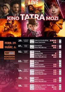 Kino Tatra Mozi,  Komárno