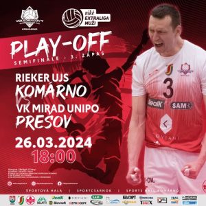RIEKER UJS Komárno vs VK MIRAD PREŠOV