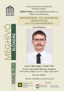 KOVACS ZENO – EGY KOMAROMI TABORI PILOTA AZ I. VILAGHABORUBAN
